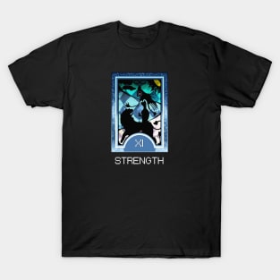 Strength Arcana Tarot Card T-Shirt